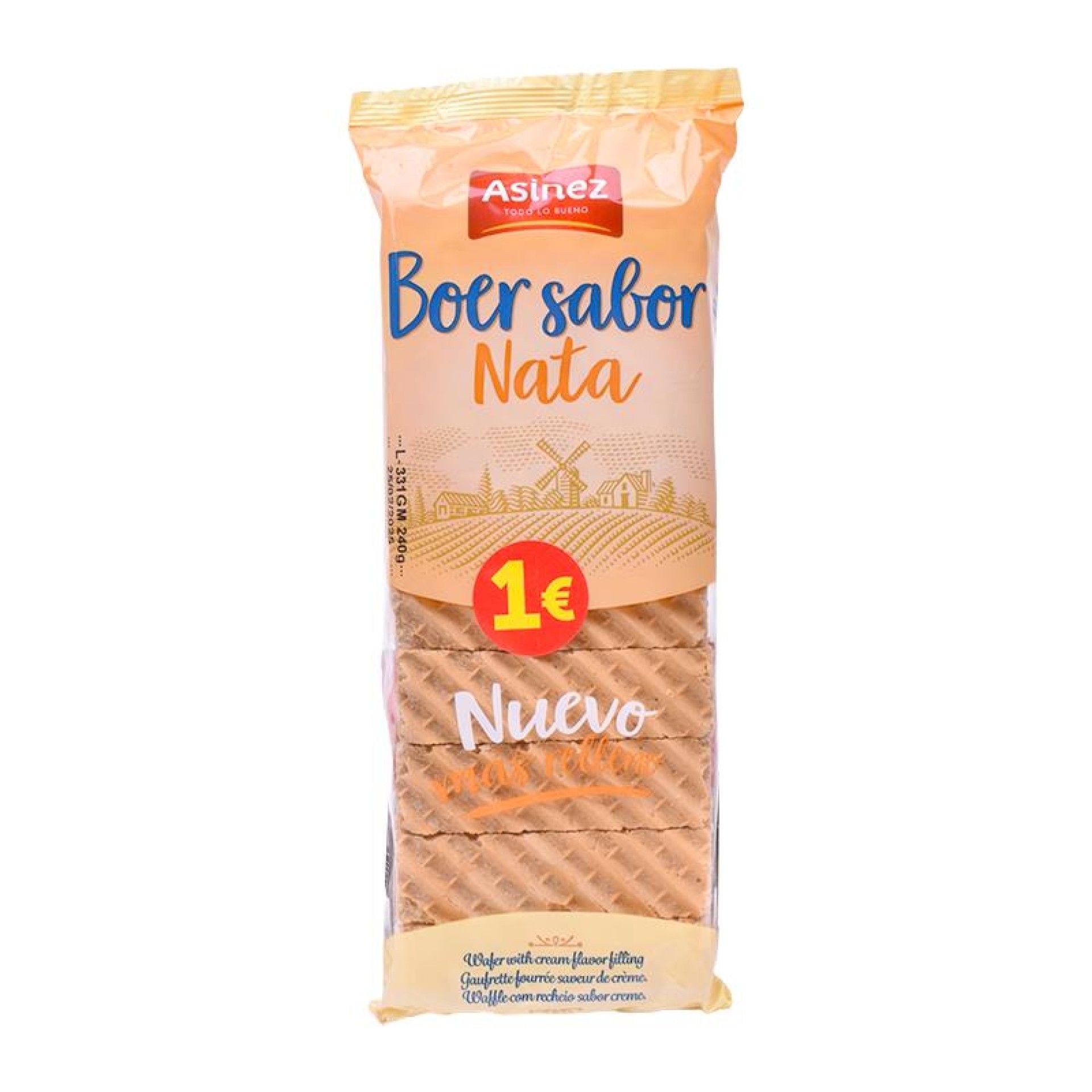 WAFERS BOER NATA 240G PV1 WAFERS BOER NATA 240G PV1
