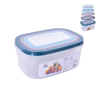 CAIXA PLT SET 6UN RECT 0947-06 CX36