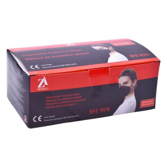 MASCARA DESC. PRETA 50UNI