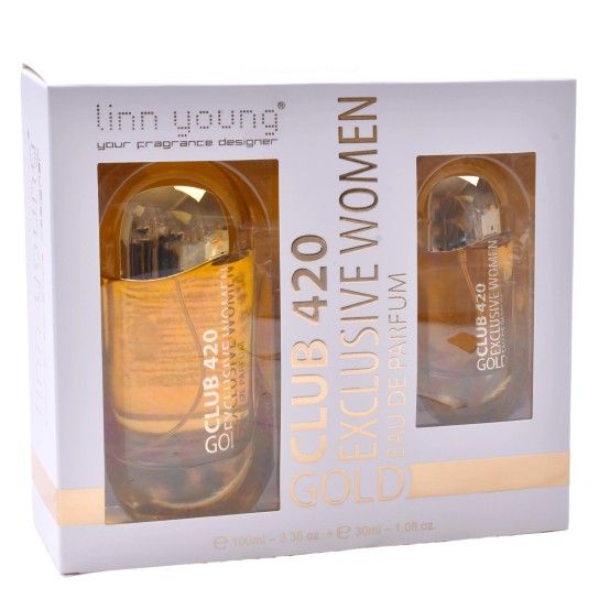 CLUB 420 GOLD WOMEN EDT 100ML + 30ML