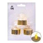 VELA LED DOURADA 3UN 2402-303-03A CX144 VELA LED DOURADA 3UN 2402-303-03A CX144