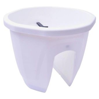 VASO P/FLORES 30X30X24 BLUMAX BRANCO CX24