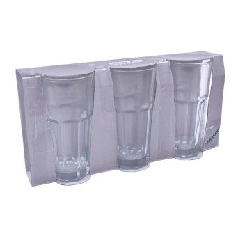 CONJ. 3 COPOS VIDRO 30CL ANILAR 27414