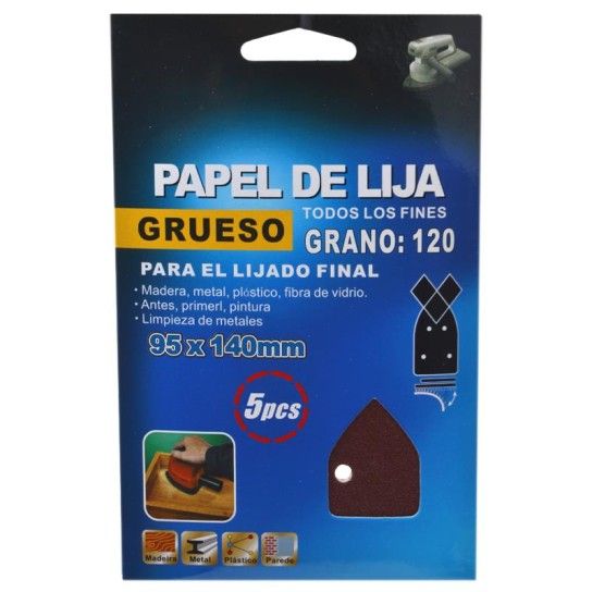 FOLHA DE LIXA P/LIXADORA GRAO 120 00127