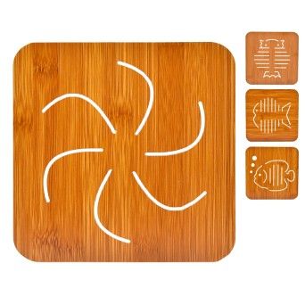 BASE BAMBU QUAD 19X19CM 2375-304 CX288
