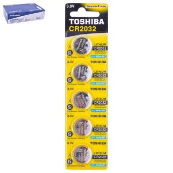 PILHAS TOSHIBA LITHIUM CR2032 5UNI