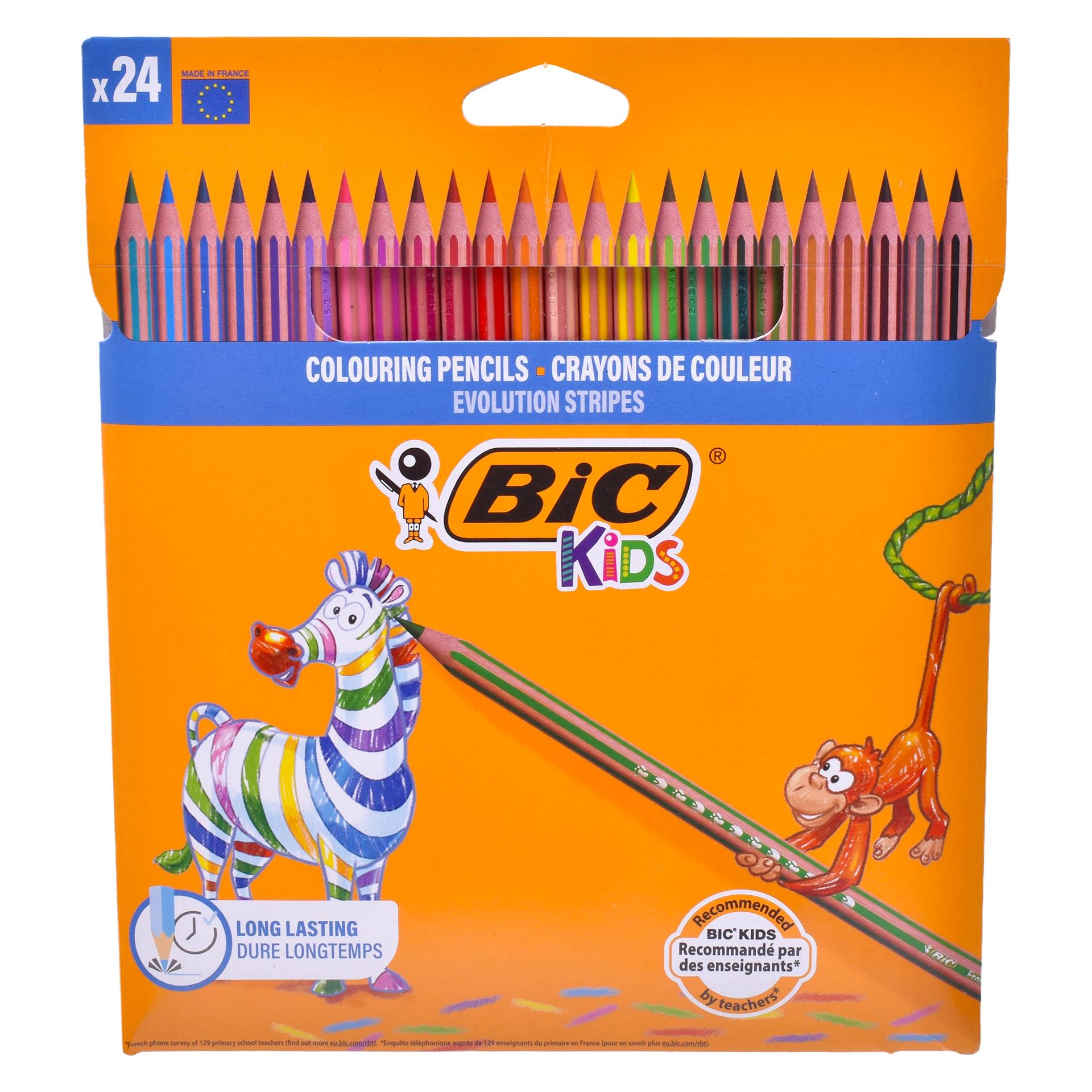 CONJ. 24 LAPIS COR BIC STRIPES CONJ. 24 LAPIS COR BIC STRIPES