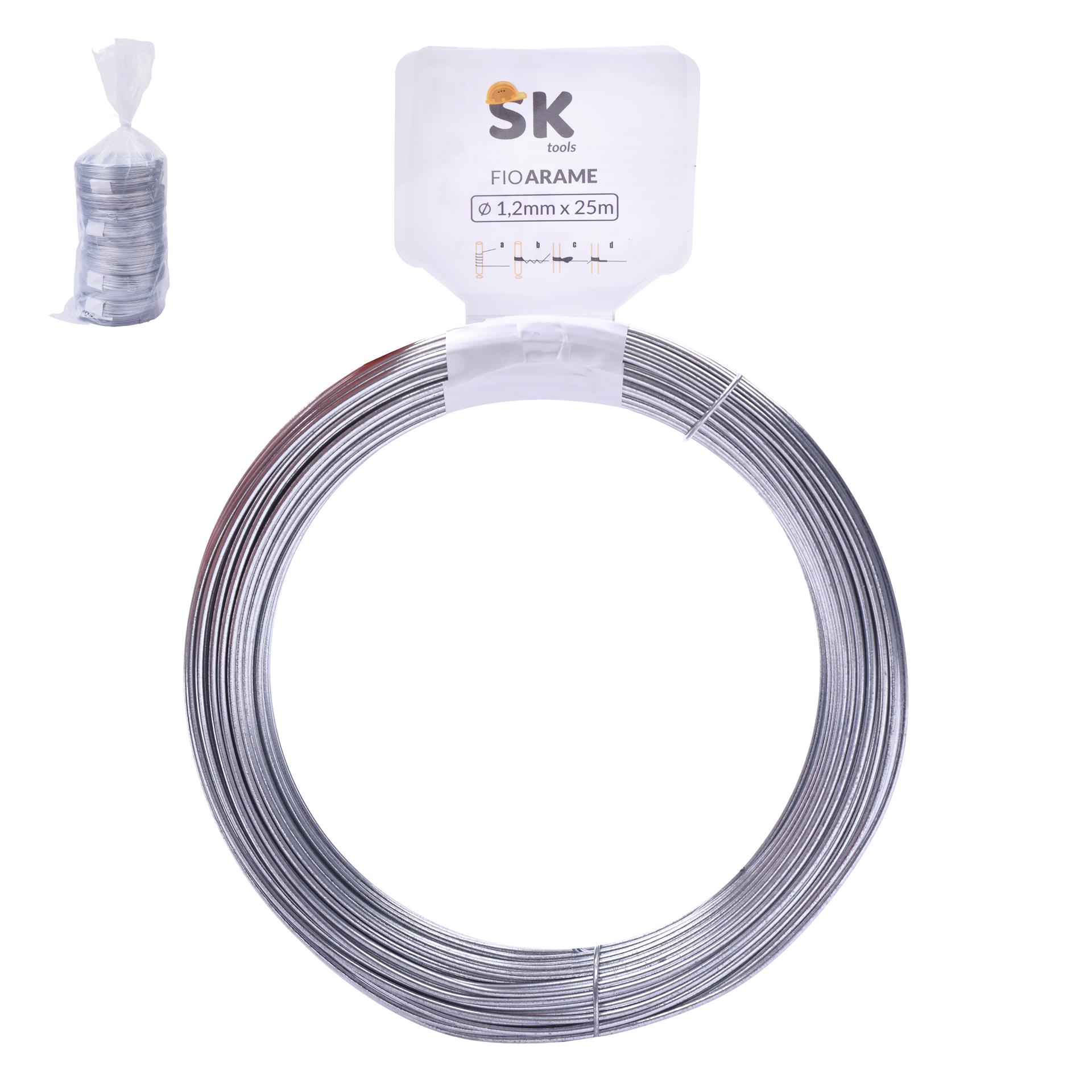 ROLO ARAME 1,2 X25M 2796451-25 CX96 ROLO ARAME 1,2 X25M 2796451-25 CX96