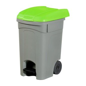 BALDE LIXO C/RODA 80L VER 0105-50 CX4