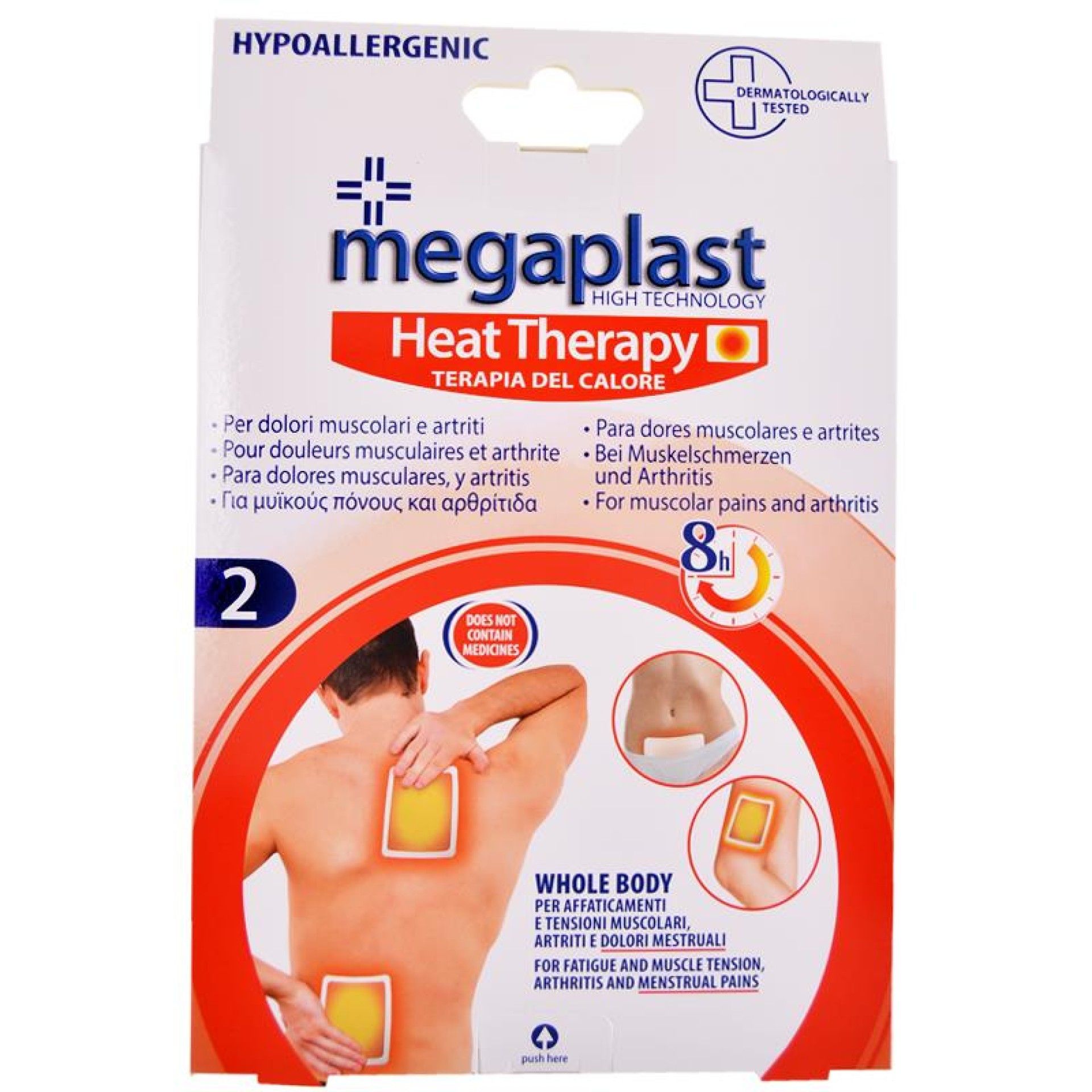 MEGAPLAST BANDA DORES MUSCULARES 2UN 164096 MEGAPLAST BANDA DORES MUSCULARES 2UN 164096