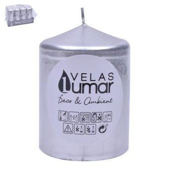 VELA PRATEADA 100X70MM