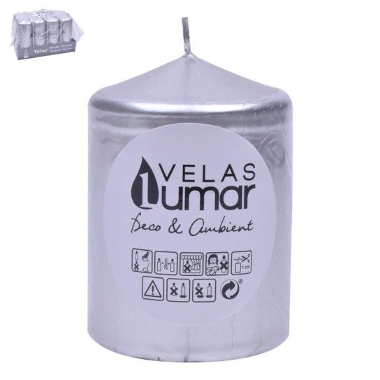 VELA PRATEADA 100X70MM