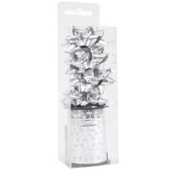 BOBINE FITA 10MX1CM PRATA 2304-003 CX240