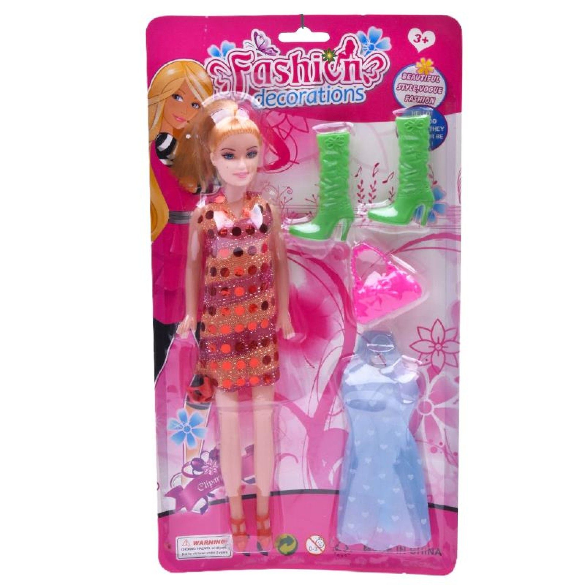 BRINQ. BONECA C/ACESSORIOS CP094621 BRINQ. BONECA C/ACESSORIOS CP094621