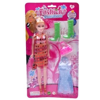 BRINQ. BONECA C/ACESSORIOS CP094621