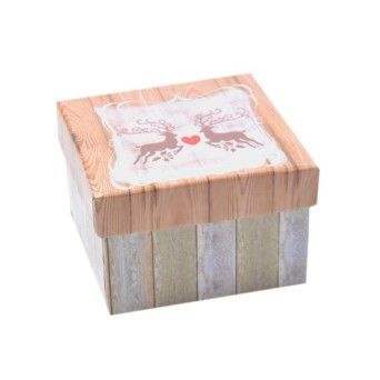 CAIXA CARTAO NATAL 8X8X5CM