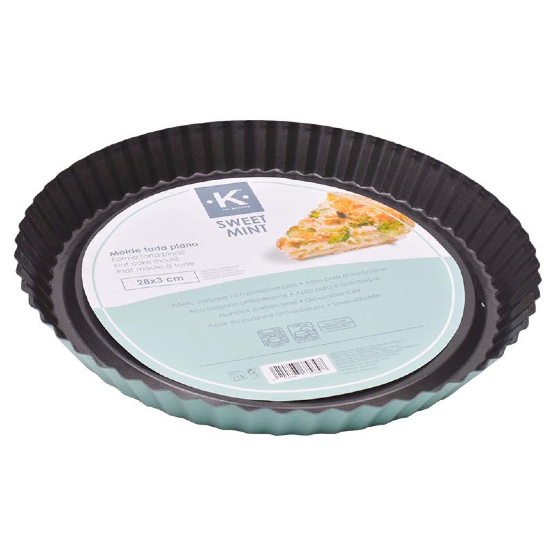 FORMA TARTE ANTIADERENTE 28X3CM FORMA TARTE ANTIADERENTE 28X3CM