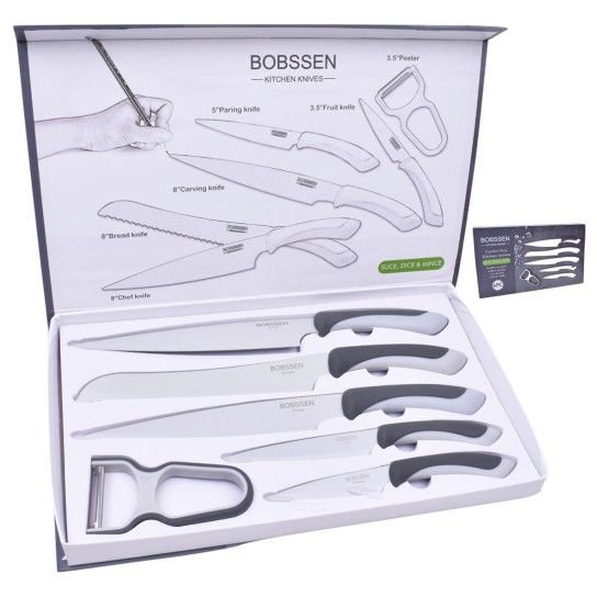 SET 5 FACAS+DESCASCADOR 2830-047A CX24
