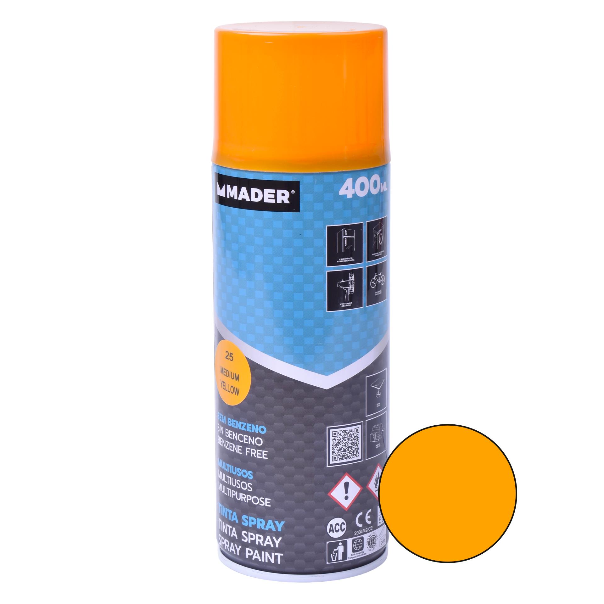 TINTAS SPRAY AMARELO 25 TINTAS SPRAY AMARELO 25