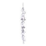 CACHO PEROLAS NATAL 26CM BRC/PRATA CACHO PEROLAS NATAL 26CM BRC/PRATA