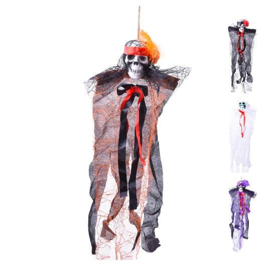 FANTASMA HALLOWEEN PINGENTE 8x62CM CX180 FANTASMA HALLOWEEN PINGENTE 8x62CM CX180