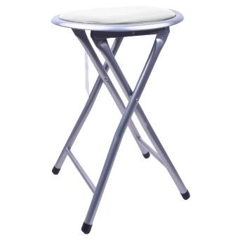 BANCO ACOLCHOADO PLEGABLE GRIS
