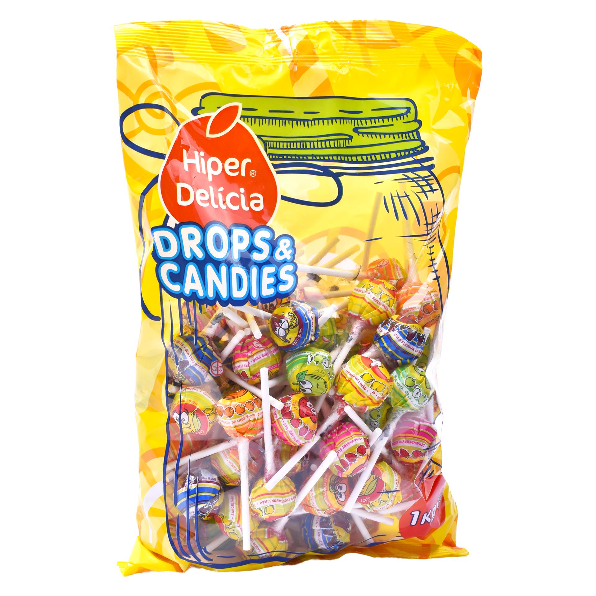 SACO CHUPAS HIPER DELICIA 1KG SACO CHUPAS HIPER DELICIA 1KG