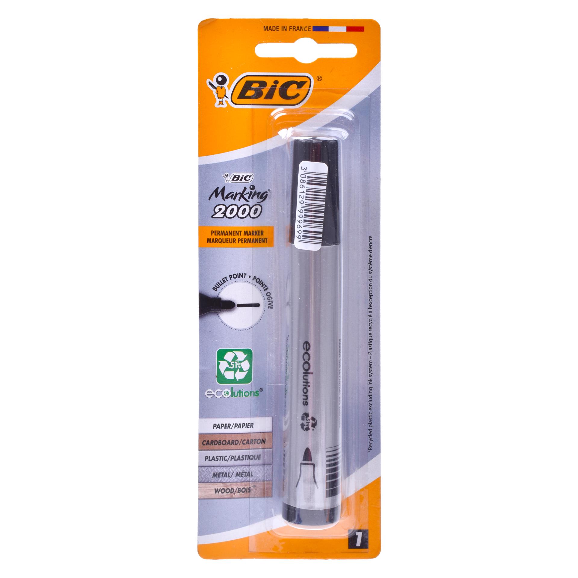 MARCADOR BIC ECO 2000 PRETO MARCADOR BIC ECO 2000 PRETO