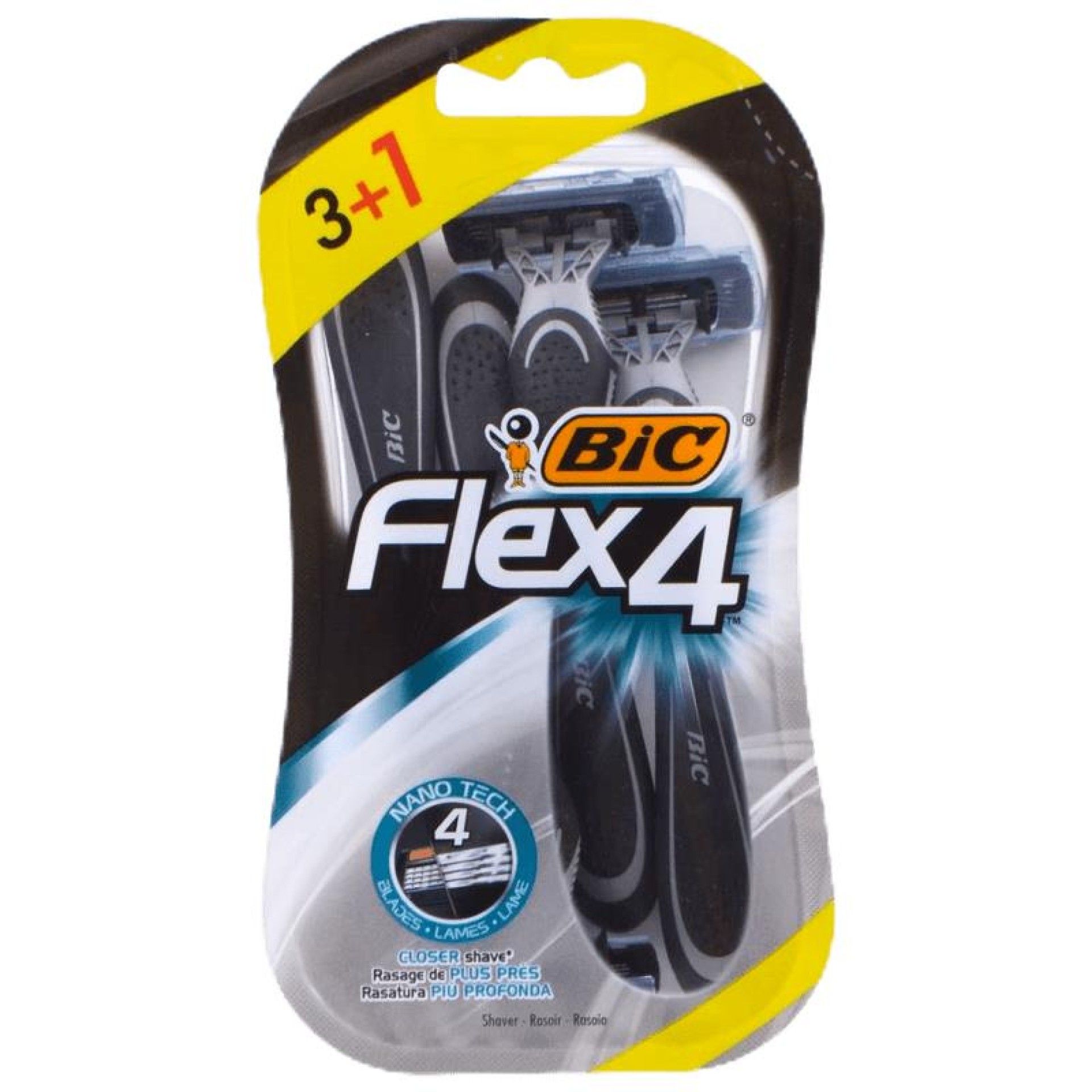 MAQ. BARBEAR BIC COMFORT 4 3+1UNI MAQ. BARBEAR BIC COMFORT 4 3+1UNI