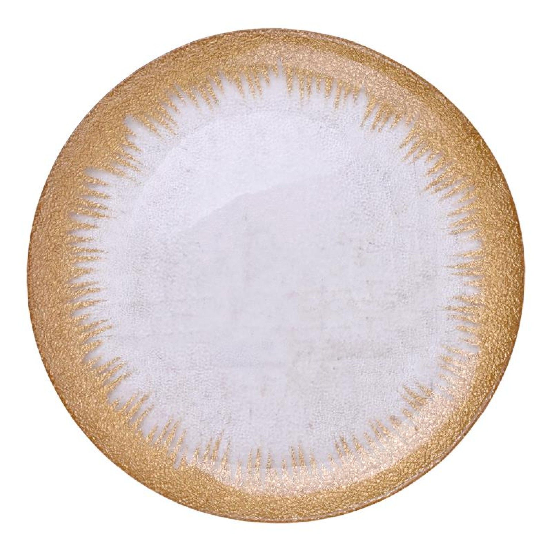 PRATO DEC VIDRO OURO 2803-002A CX12 PRATO DEC VIDRO OURO 2803-002A CX12