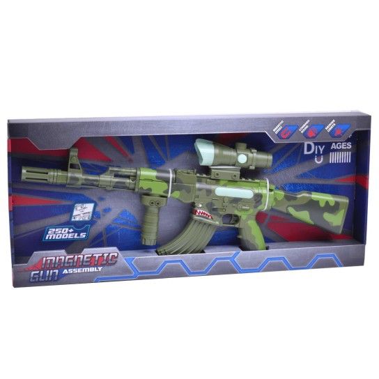 BRINQ. PISTOLA MONTAGEM MAGNET CP126694