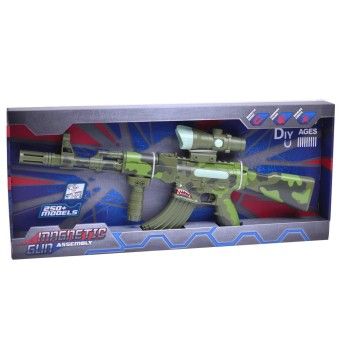 BRINQ. PISTOLA MONTAGEM MAGNET CP126694