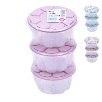 CONJ. 3 FORMAS PLASTICO 16609