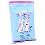TOALHITAS P/ ANIMAIS CHARLY 20UNI TOALHITAS P/ ANIMAIS CHARLY 20UNI