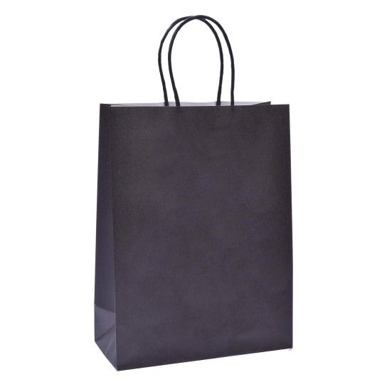 SACO PAPEL 18X8X24CM 042-33 PRETO CX240