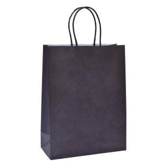 SACO PAPEL 18X8X24CM 042-33 PRETO CX240