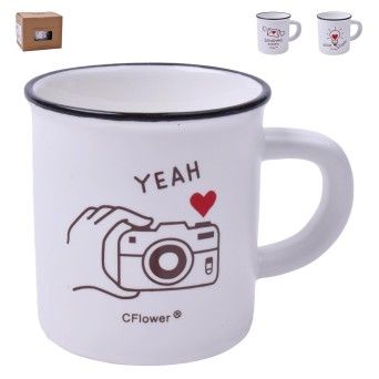 CANECA MUG 6,7X6,2CM 2997-004 CX160