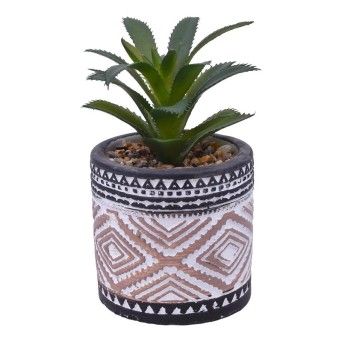 VASO CIMENTO C/PLANTA ART 2437-008 CX24