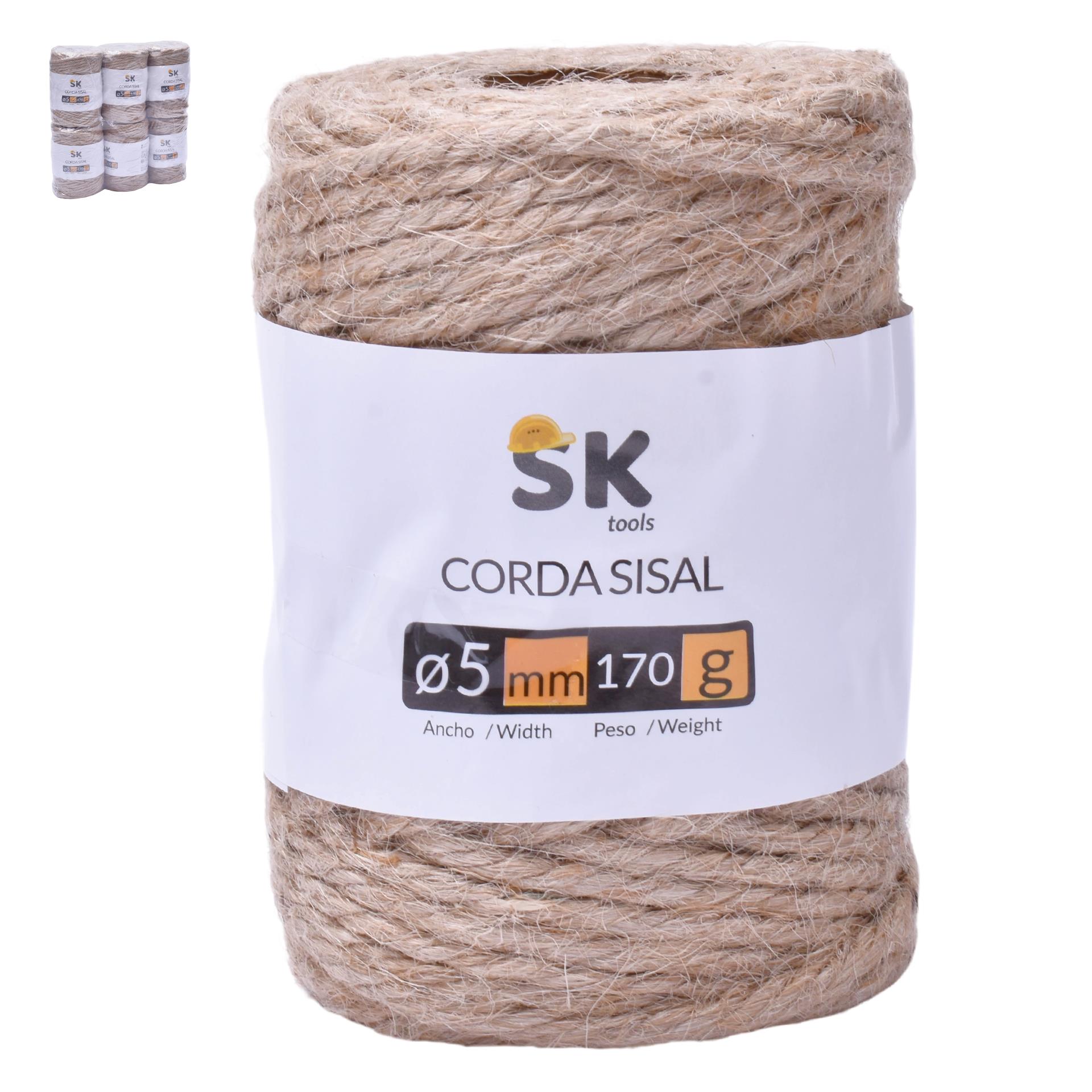 CORDA SISAL 5MM 170G 2796710-05 CX96 CORDA SISAL 5MM 170G 2796710-05 CX96
