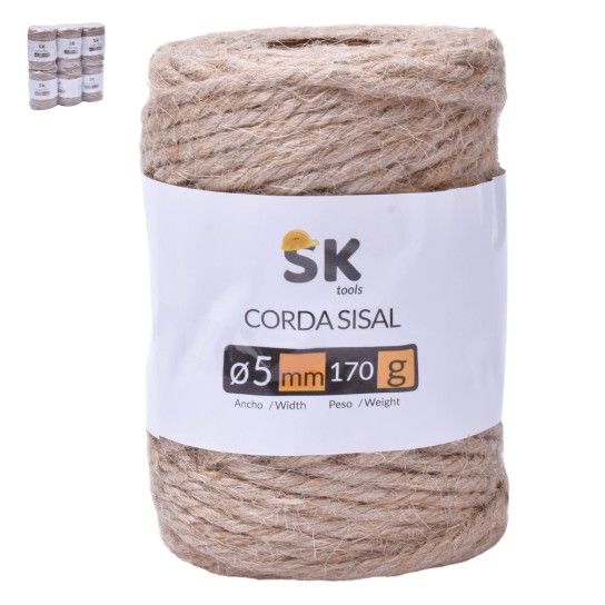 CORDA SISAL 5MM 170G  2796710-05 CX96