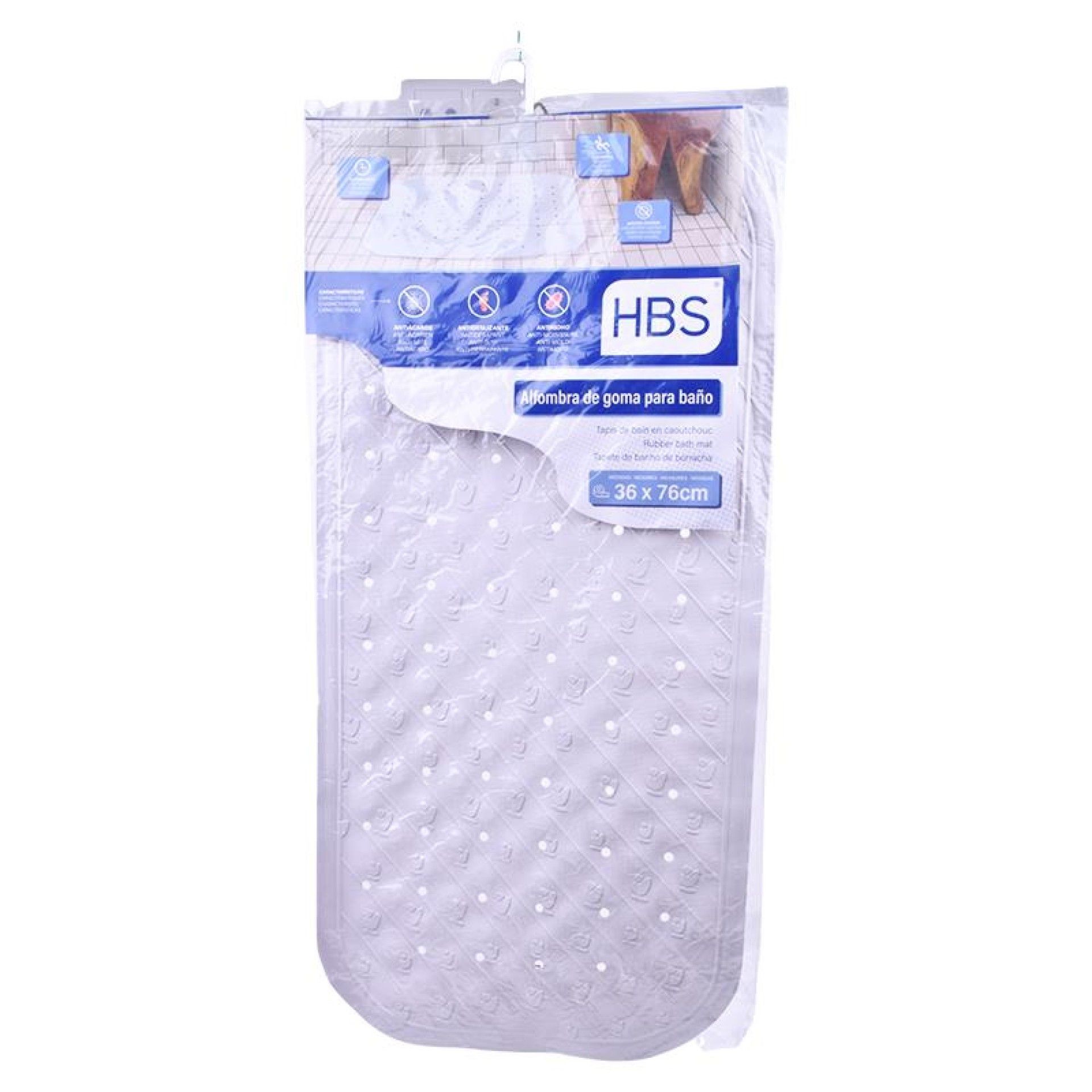 TAPETE BANHEIRA BRC 36X76CM 650G TAPETE BANHEIRA BRC 36X76CM 650G