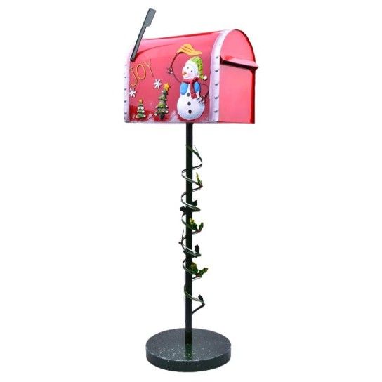 CAIXA CORREIO NATAL METAL 95CM CAIXA CORREIO NATAL METAL 95CM