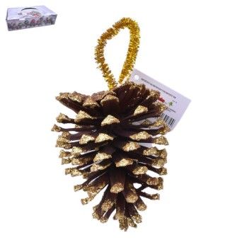PINHAS NATAL 10CM OURO FA-39272