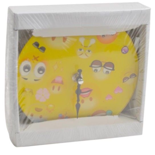 RELOGIO PAREDE EMOJI 17CM  REF 185333