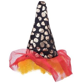 CHAPEU BRUXA C/CABELO HALLOWEEN