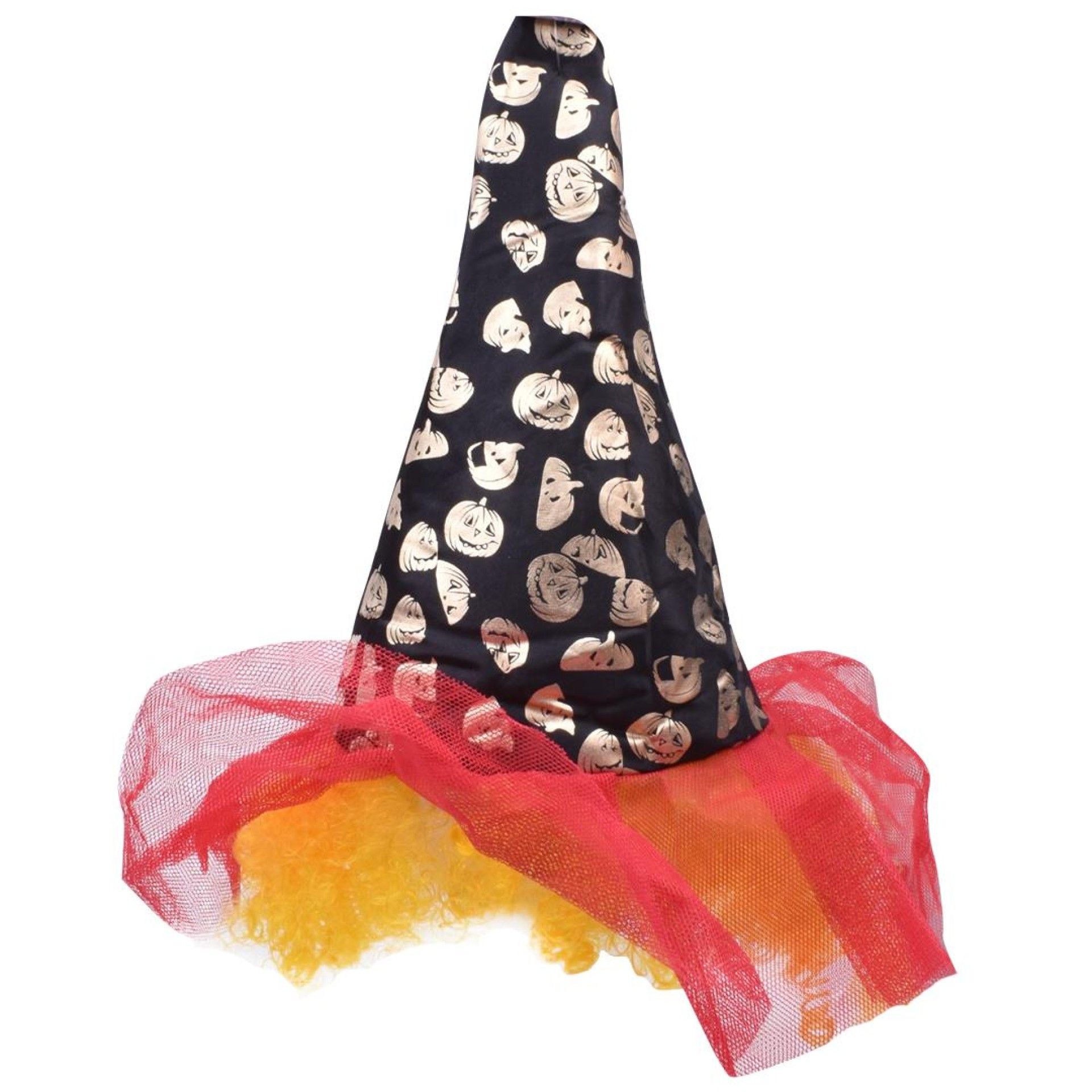 CHAPEU BRUXA C/CABELO HALLOWEEN CHAPEU BRUXA C/CABELO HALLOWEEN