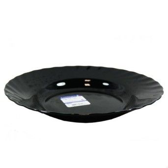 PRATO TRIANON PRETO SOPA 22,5CM