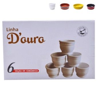 TAAS CERAMICA 6 UNID.