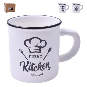 CANECA MUG 6,7X6,2CM 2997-003 CX160