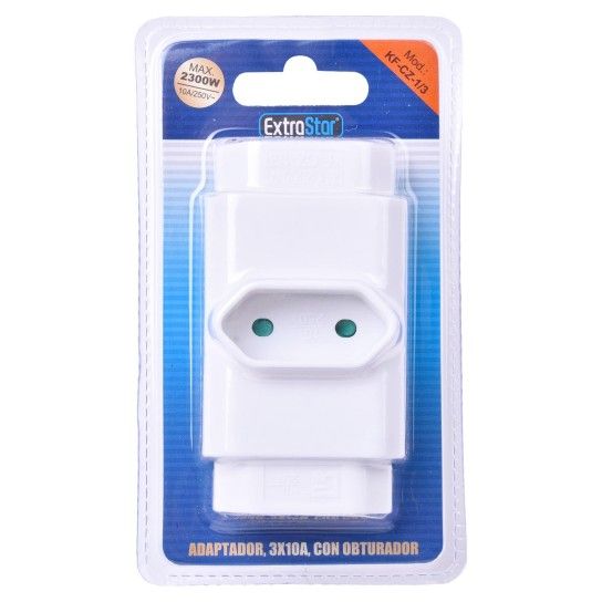 FICHA ADAPTADOR 3X10A